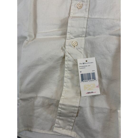 Polo by Ralph Lauren Men's Cream Casual Button Down Shirt - Picture 5 of 7